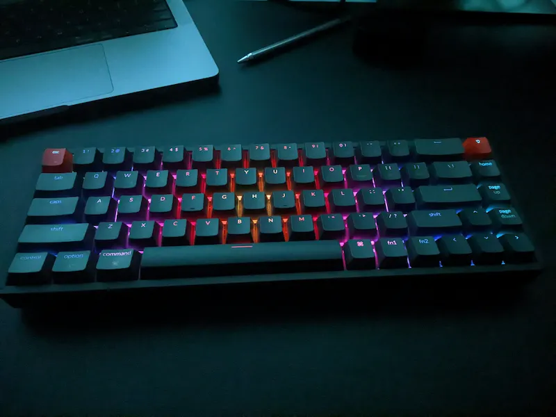 Wired mechanical keyboard for hotkeys