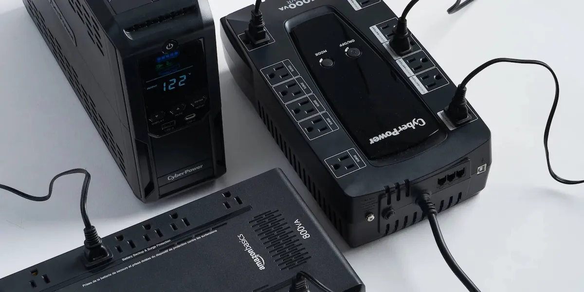Power backup and surge protection setup